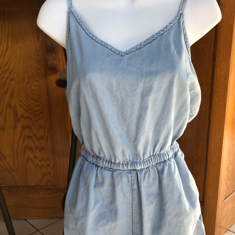 Denim Romper